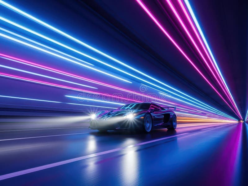 Vortex R neon hypercar