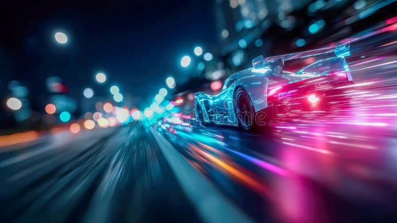Apex Mirage blue hypercar