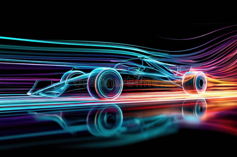 Neon Speedway track